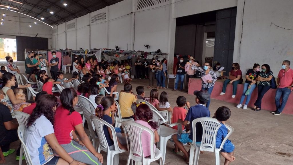 Ciranda da Integração aproxima estudantes Warao de professores da rede municipal de ensino