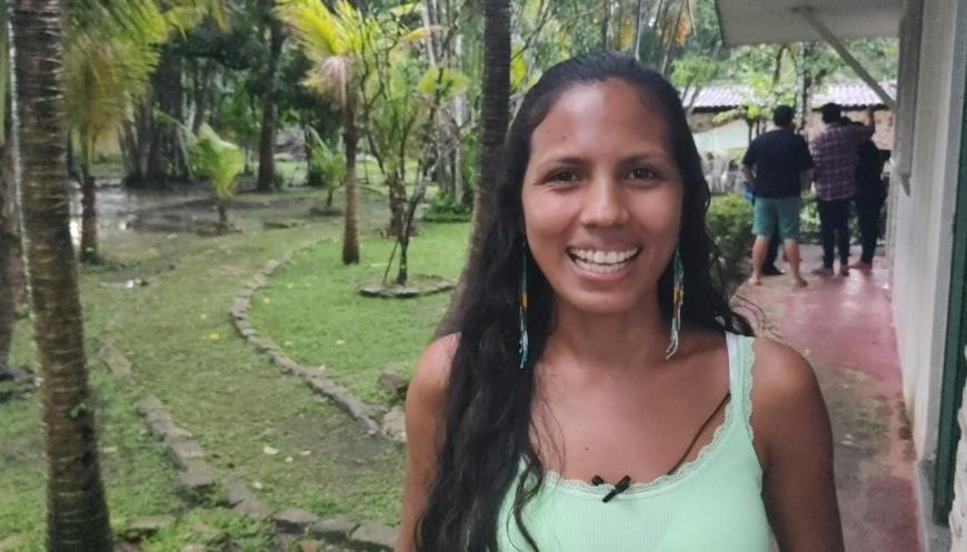 Renata de Andrade Santos, 31 anos, é moradora do bairro do Guamá e sentiu a necessidade de fazer algo pelo seu bairro.