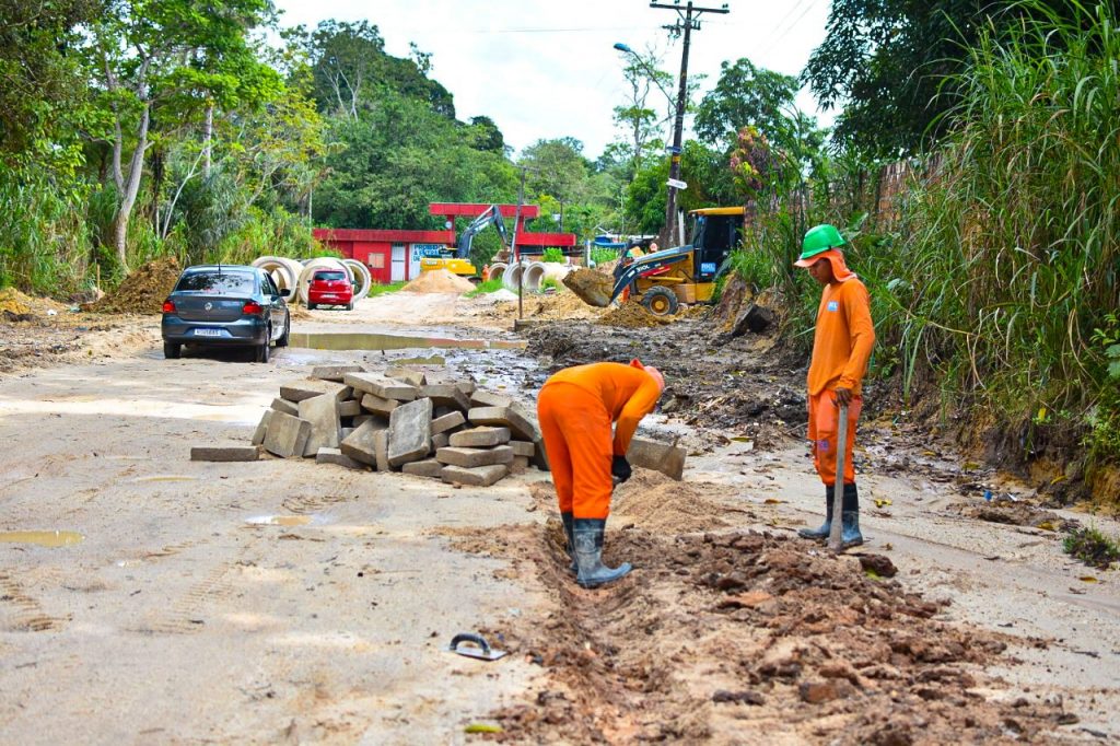 A Quinta Linha, no bairro do Tenoné, recebe obras: Belém Bem Cuidada