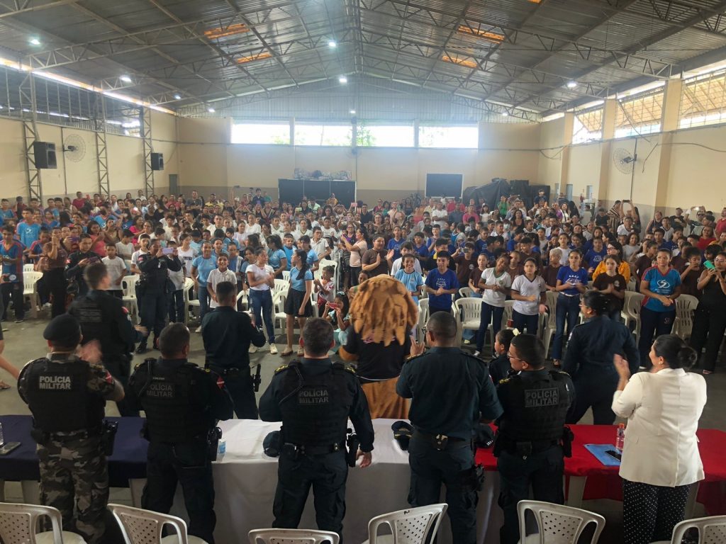 Foram 412 crianças certificadas no curso “Multiplicadores do Programa Educacional de Resistência às Drogas e à Violência-PROERD”, desenvolvido pela Polícia Militar do Pará