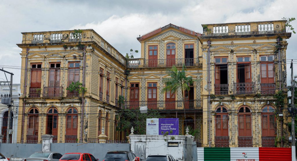 Palacete Pinho está sendo transformado no Palacete das Artes de Belém.