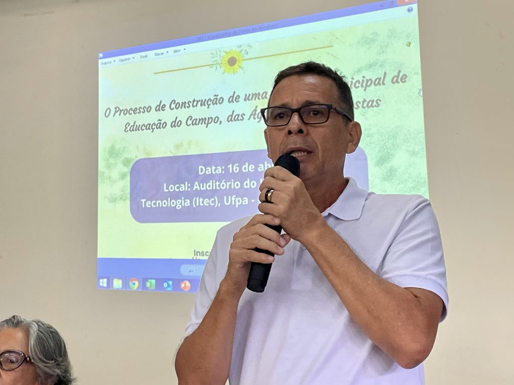 O titular da Coecaf, Jenijunio Santos, relata que o seminário é um marco na educação municipal