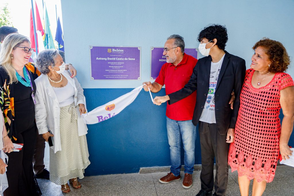 Mais uma escola reformada entregue pela Prefeitura de Belém, a Honorato Filgueiras, no bairro do Jurunas.