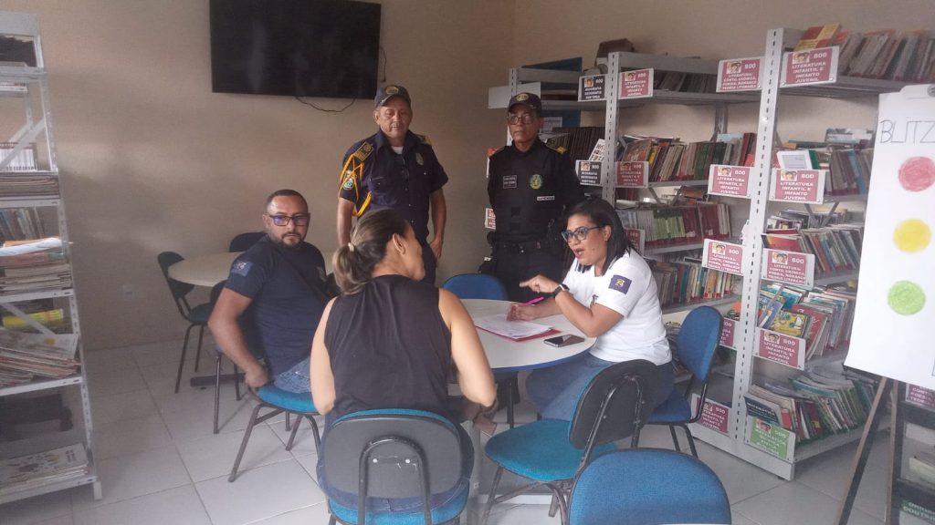 Escola de Ensino Fundamental Gabriel Lage, no Tapanã, foi uma das 26 escolas selecionadas para receber a visita técnica da atividade Guarda Amigo da Escola
