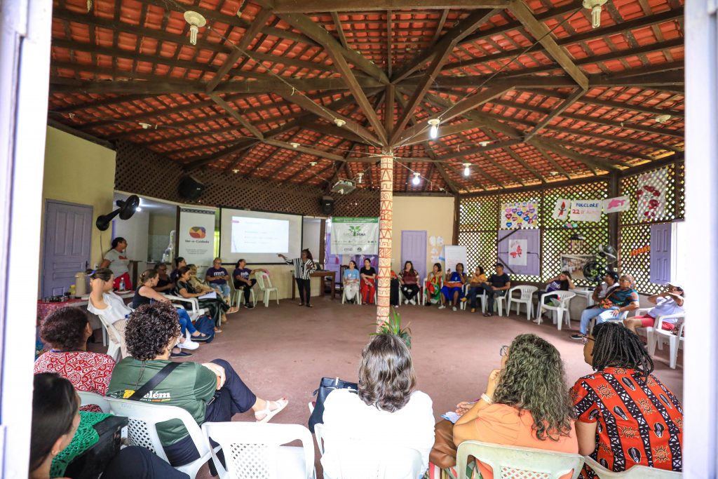 Roda de conversa para escuta das mulheres de Cotijuba.